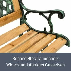Juskys Gartenbank Pisa – 2-Sitzer Sitzbank Mit Armlehnen & Rückenlehne – 122x54x73 Cm 9 Juskys Gartenbank Pisa – 2-Sitzer Sitzbank Mit Armlehnen & Rückenlehne – 122x54x73 Cm -Zipper Geschäft 8600348200 56645676 prod 004