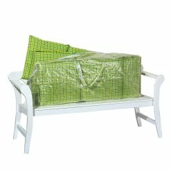 WEHNCKE Schutzhülle Gartenmöbel Polster Auflage Tasche Abdeckung Transparent PE