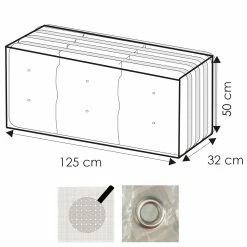 WEHNCKE Schutzhülle Gartenmöbel Polster Auflage Tasche Abdeckung Transparent PE -Zipper Geschäft 8600354700 A2299 3787 prod 003