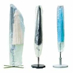 WEHNCKE Party Garten Schirm Schutzhülle - Sonnen Schirm Hülle Haube Abdeckung PE Variante: Für Markt-&Partyschirme 28x155 Cm