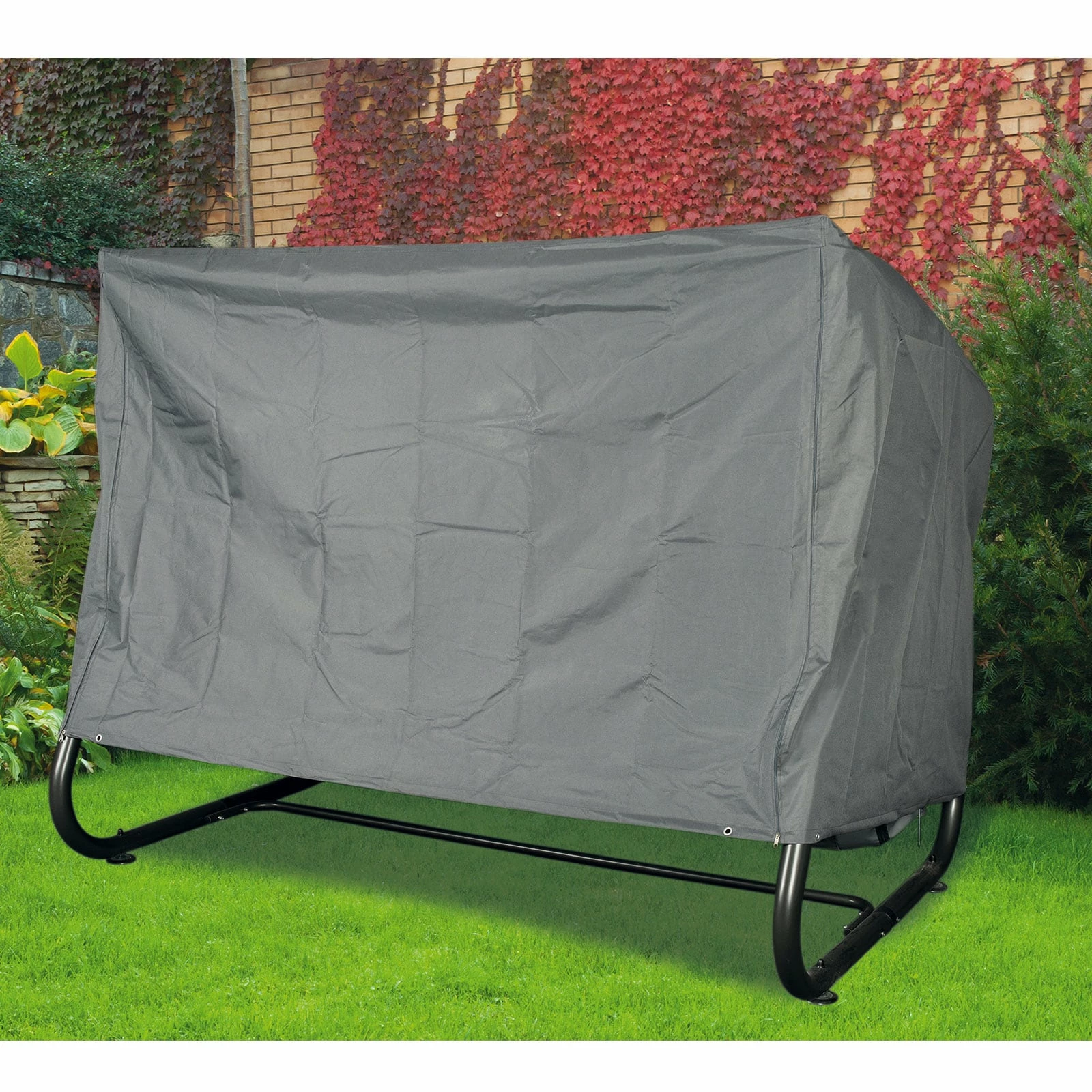 WEHNCKE Hollywoodschaukel Schutzhülle Abdeckplane Abdeckung Gartenschaukel Hülle Größe: Breite 210 Cm 2 WEHNCKE Hollywoodschaukel Schutzhülle Abdeckplane Abdeckung Gartenschaukel Hülle Größe: Breite 210 Cm – Bild 2