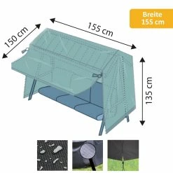 WEHNCKE Hollywoodschaukel Schutzhülle Abdeckplane Abdeckung Gartenschaukel Hülle Größe: Breite 210 Cm 8 WEHNCKE Hollywoodschaukel Schutzhülle Abdeckplane Abdeckung Gartenschaukel Hülle Größe: Breite 210 Cm -Zipper Geschäft 8600354700 A2313 3832 prod 003