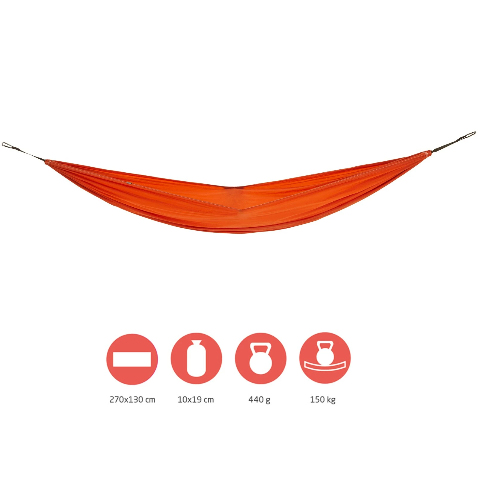 GRAND CANYON Bass Hammock Reise Hängematte Camping Wetterfest Nylon 440 G Leicht Farbe: Storm 3 GRAND CANYON Bass Hammock Reise Hängematte Camping Wetterfest Nylon 440 G Leicht Farbe: Storm – Bild 3