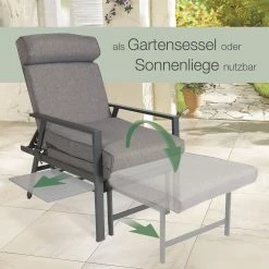 Aktivshop Garten-Liegesessel Aktiv »Deluxe« Mit Tisch 8 Aktivshop Garten-Liegesessel Aktiv »Deluxe« Mit Tisch -Zipper Geschäft 8600358700 72436 prod 003