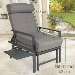 Aktivshop Garten-Liegesessel Aktiv »Deluxe« Mit Tisch 9 Aktivshop Garten-Liegesessel Aktiv »Deluxe« Mit Tisch -Zipper Geschäft 8600358700 72436 prod 004
