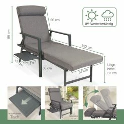 Aktivshop Garten-Liegesessel Aktiv »Deluxe« Mit Tisch 10 Aktivshop Garten-Liegesessel Aktiv »Deluxe« Mit Tisch -Zipper Geschäft 8600358700 72436 prod 005