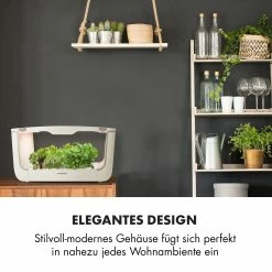 Klarstein GrowIt Farm Smart Indoor Garden 28 Pflanzen 48W LED 8 Liter -Zipper Geschäft 8600359300 11848 prod 005