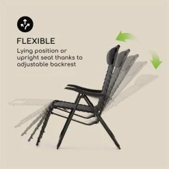 Blumfeldt California Dreaming Sonnenliege, Polsterung, Stahlrahmen, Grau 10 Blumfeldt California Dreaming Sonnenliege, Polsterung, Stahlrahmen, Grau -Zipper Geschäft 8600359300 12314 prod 005