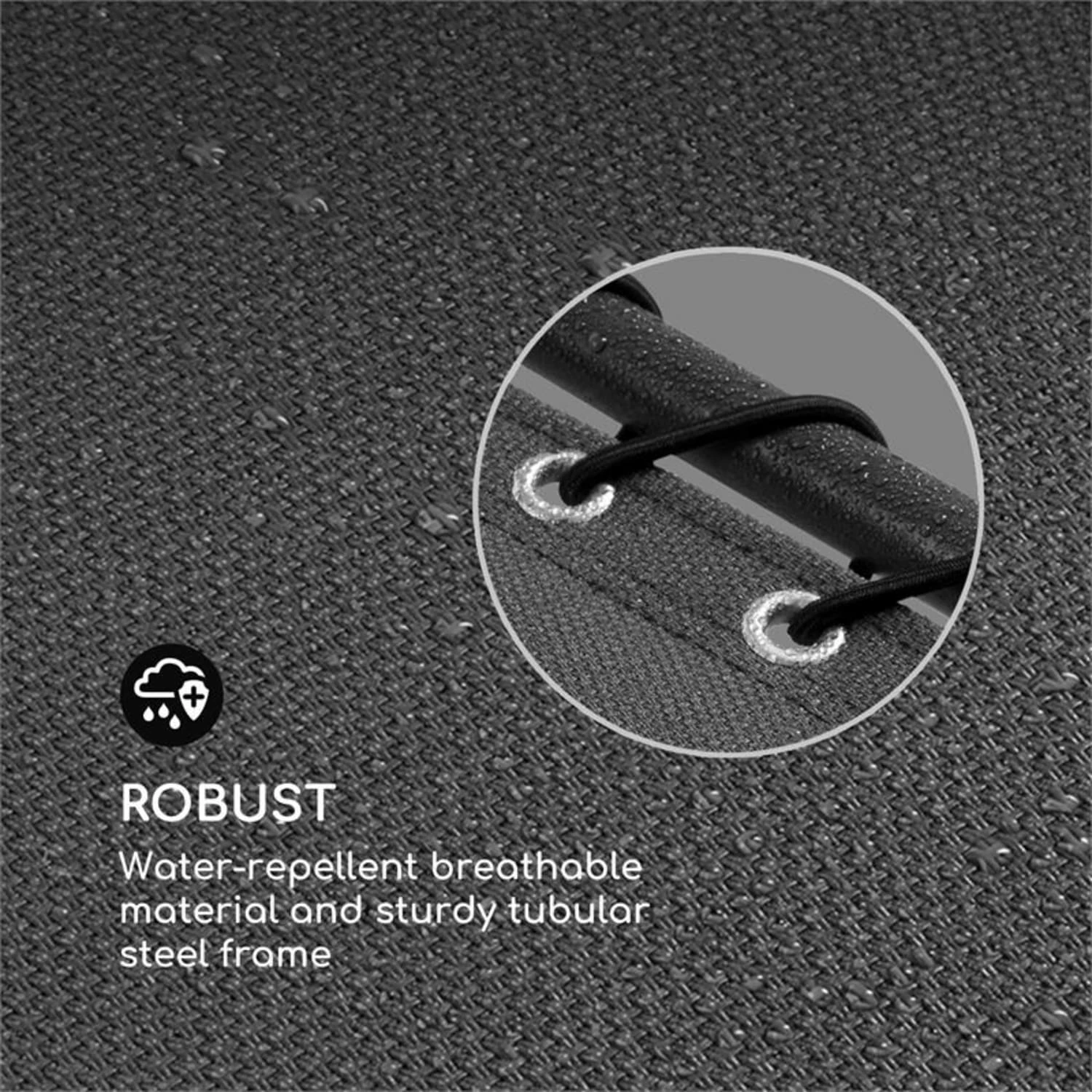 Blumfeldt California Dreaming Sonnenliege, Polsterung, Stahlrahmen, Grau 6 Blumfeldt California Dreaming Sonnenliege, Polsterung, Stahlrahmen, Grau – Bild 6