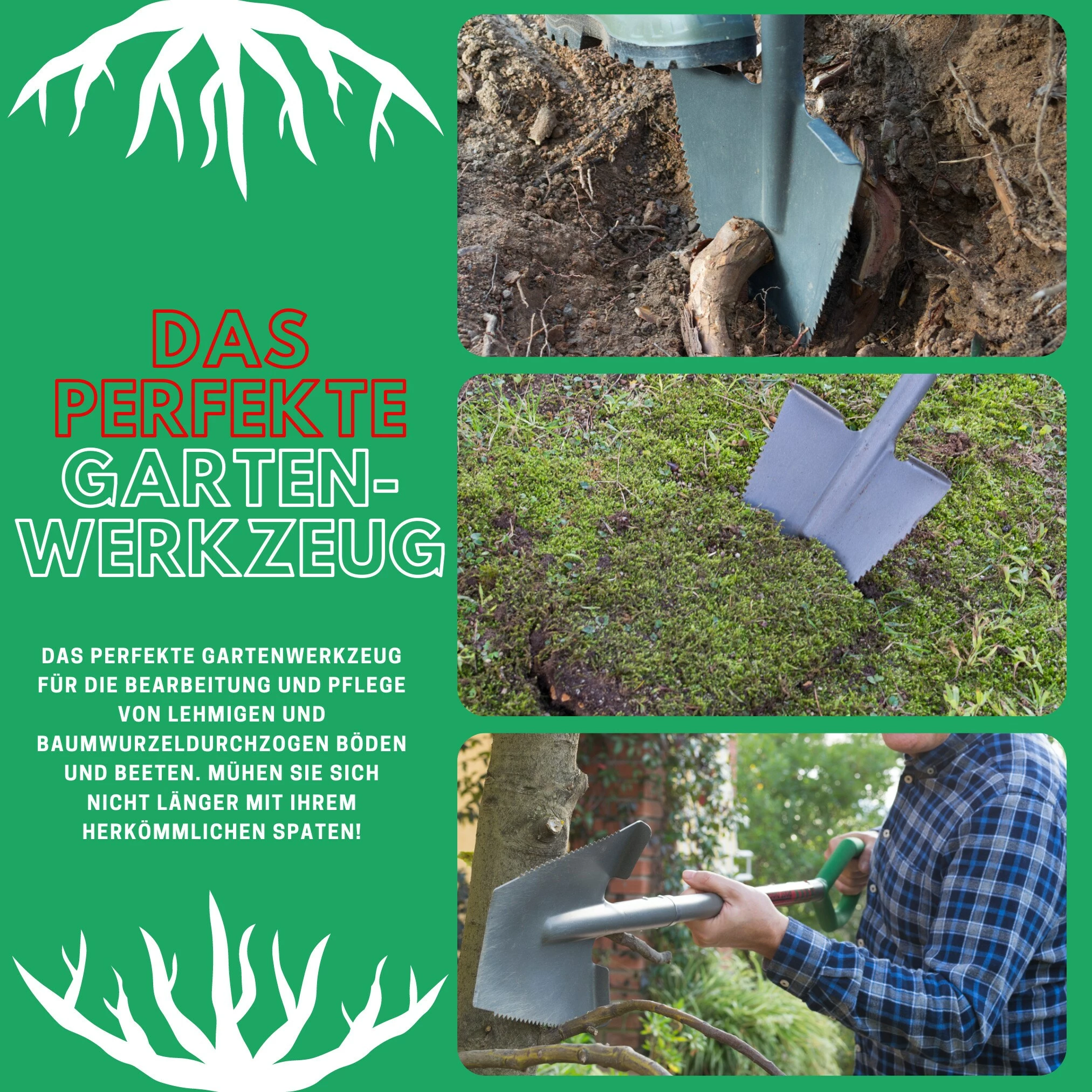 Starlyf® Wurzelspaten Root Digger 6 Starlyf® Wurzelspaten Root Digger – Bild 6