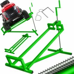 MASKO® Rasentraktor Heber 400kg Aufsitzmäher Hebevorrichtung Rasentraktorheber Reinig.Hilfe Hebebühne
