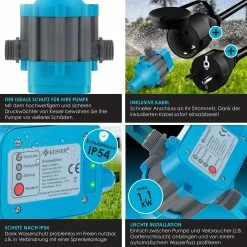 KESSER® Druckschalter Druckwächter Pumpensteuerung Gartenbewässerung Mit Kabel -Zipper Geschäft 8600364700 19644 prod 003