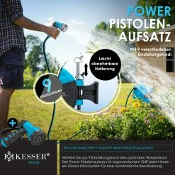 KESSER® Schlauchtrommel Schlauchaufroller Wasser | Multi-Handbrause | 180° Schwenkbar | Aufwickelstopper | Wandhalterung | Wand-Schlauchbox | Wasserschlauchtrommel | Gartenschlauch | 11 KESSER® Schlauchtrommel Schlauchaufroller Wasser | Multi-Handbrause | 180° Schwenkbar | Aufwickelstopper | Wandhalterung | Wand-Schlauchbox | Wasserschlauchtrommel | Gartenschlauch | -Zipper Geschäft 8600364700 19720 prod 006
