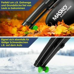 MASKO® Elektro Laubsauger 3in1 Elektrischer 3000W 45L Laubbläser Laubhäcksler -Zipper Geschäft 8600364700 19897 prod 004