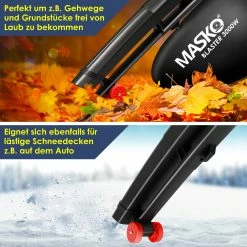 MASKO® Elektro Laubsauger 3in1 Elektrischer 3000W 45L Laubbläser Laubhäcksler -Zipper Geschäft 8600364700 19898 prod 004