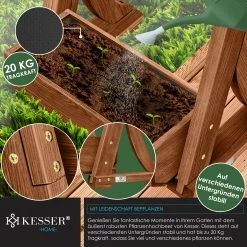 KESSER® Hochbeet Mit Etagen Premium Blumenkasten Blumentreppe Pflanztreppe - Gemüsebeet Kräuterbeet Pflanzkübel Frühbeet Blumenbeet Pflanzkasten Inkl. Gartenvlies- Beet Für Terrasse Balkon & Garten 10 KESSER® Hochbeet Mit Etagen Premium Blumenkasten Blumentreppe Pflanztreppe - Gemüsebeet Kräuterbeet Pflanzkübel Frühbeet Blumenbeet Pflanzkasten Inkl. Gartenvlies- Beet Für Terrasse Balkon & Garten -Zipper Geschäft 8600364700 22829 prod 005