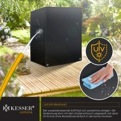 KESSER® Premium Strandkorb Schutzhülle Mit Belüftungsöffnungen, Strandkorbhülle Wasserdicht, Winterfest UV-Beständiges, Schwerlast Reißfest 600D Oxford Gewebe Abdeckung (135x100x160/150cm) -Zipper Geschäft 8600364700 23060 prod 006