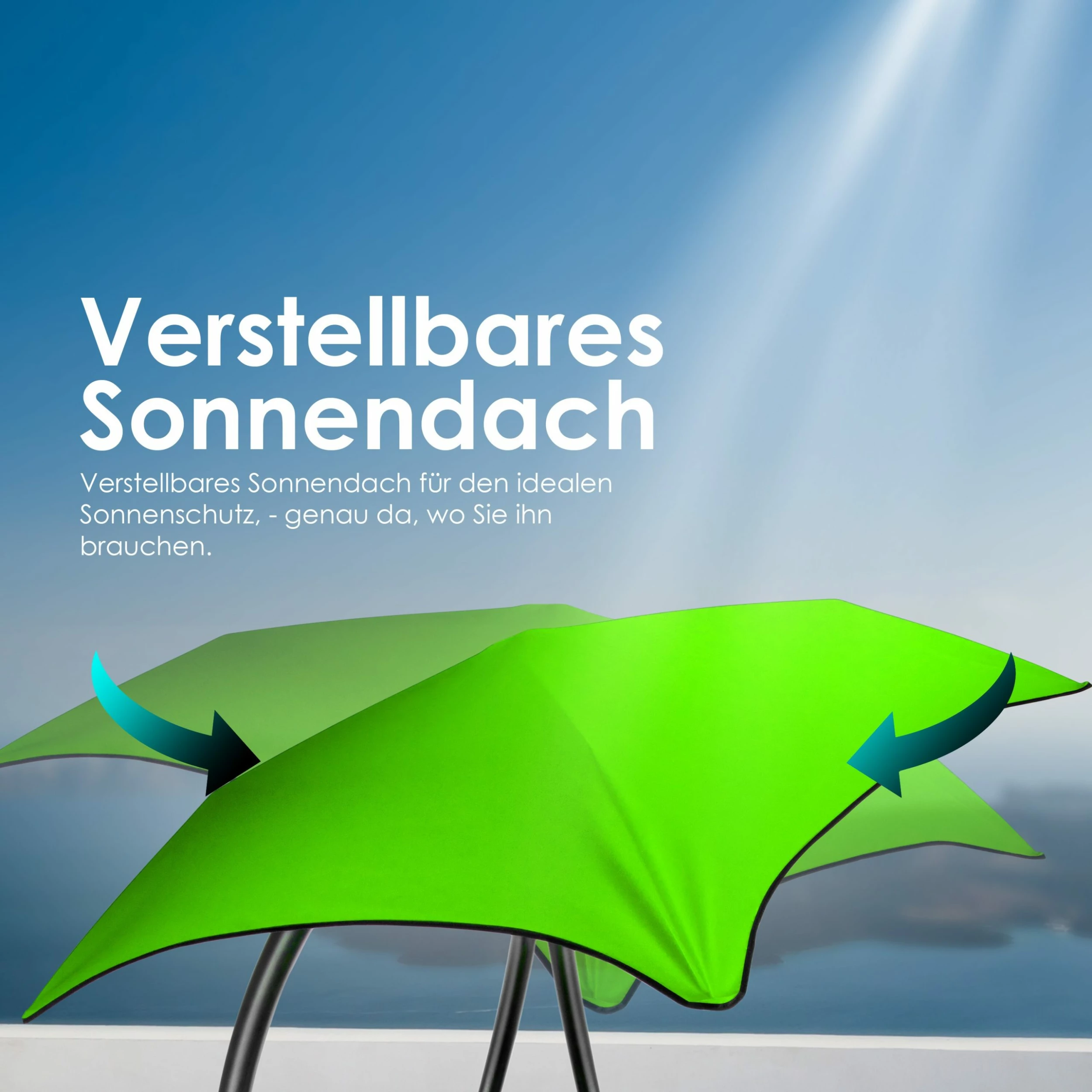 KESSER® Schwebeliege Mit Sonnenschirm, Hängeliege , Sonnenliege H200, L194, B100 Cm, Relaxliege, Schaukelliege Hängematte , Bis 120 Kg Belastbar , Schaukelliege, Auflagen - Nackenkissen 5 KESSER® Schwebeliege Mit Sonnenschirm, Hängeliege , Sonnenliege H200, L194, B100 Cm, Relaxliege, Schaukelliege Hängematte , Bis 120 Kg Belastbar , Schaukelliege, Auflagen - Nackenkissen – Bild 5