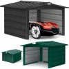 KESSER® Mähroboter Garage Mit Satteldach Dach Carport Überdachung Für Mähroboter Rasenmäher Rasenroboter Automower Garten Metall Witterungsbeständig Mährobotergarage Inkl. Montagematerial