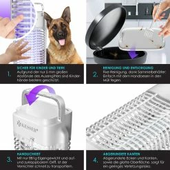 KESSER® Elektrischer Insektenvernichter 18W Insektenfalle Elektrisch 360° Mit UV-Lampe Mückenlampe Fliegenfänger Fliegenfalle Inkl. Insektenfeger Insektenkiller Für Innenräume & Außen Garten Terrasse 8 KESSER® Elektrischer Insektenvernichter 18W Insektenfalle Elektrisch 360° Mit UV-Lampe Mückenlampe Fliegenfänger Fliegenfalle Inkl. Insektenfeger Insektenkiller Für Innenräume & Außen Garten Terrasse -Zipper Geschäft 8600364700 23921 prod 003