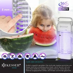 KESSER® Elektrischer Insektenvernichter 18W Insektenfalle Elektrisch 360° Mit UV-Lampe Mückenlampe Fliegenfänger Fliegenfalle Inkl. Insektenfeger Insektenkiller Für Innenräume & Außen Garten Terrasse 11 KESSER® Elektrischer Insektenvernichter 18W Insektenfalle Elektrisch 360° Mit UV-Lampe Mückenlampe Fliegenfänger Fliegenfalle Inkl. Insektenfeger Insektenkiller Für Innenräume & Außen Garten Terrasse -Zipper Geschäft 8600364700 23921 prod 006