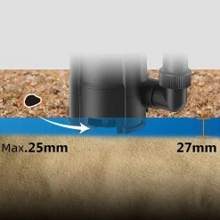 TACKLIFE GSUP2B, Tauchpumpe, 400-W-Pumpe, Max. Durchflussrate 9000 L / H, Max. Förderhöhe 5 M, Verunreinigungen Ø 25 Mm, Max. Eintauchtiefe 6 M, 8-Blatt-Laufräder, Schmutzwasser-Tauchpumpe Mit Schwimmerschalter -Zipper Geschäft 8600367000 2429 prod 005